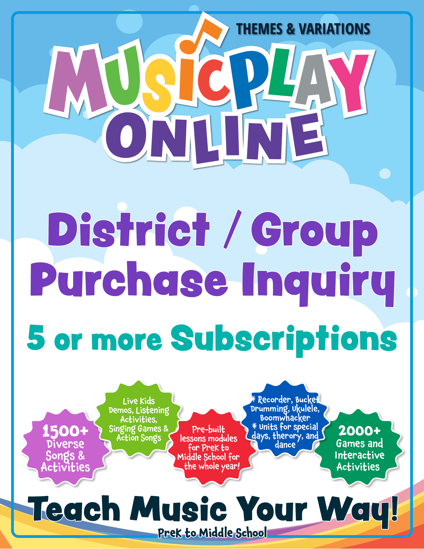 MusicplayOnline - District Purchase Inquiry