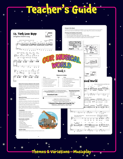 Our Musical World Teacher's Guide Sample