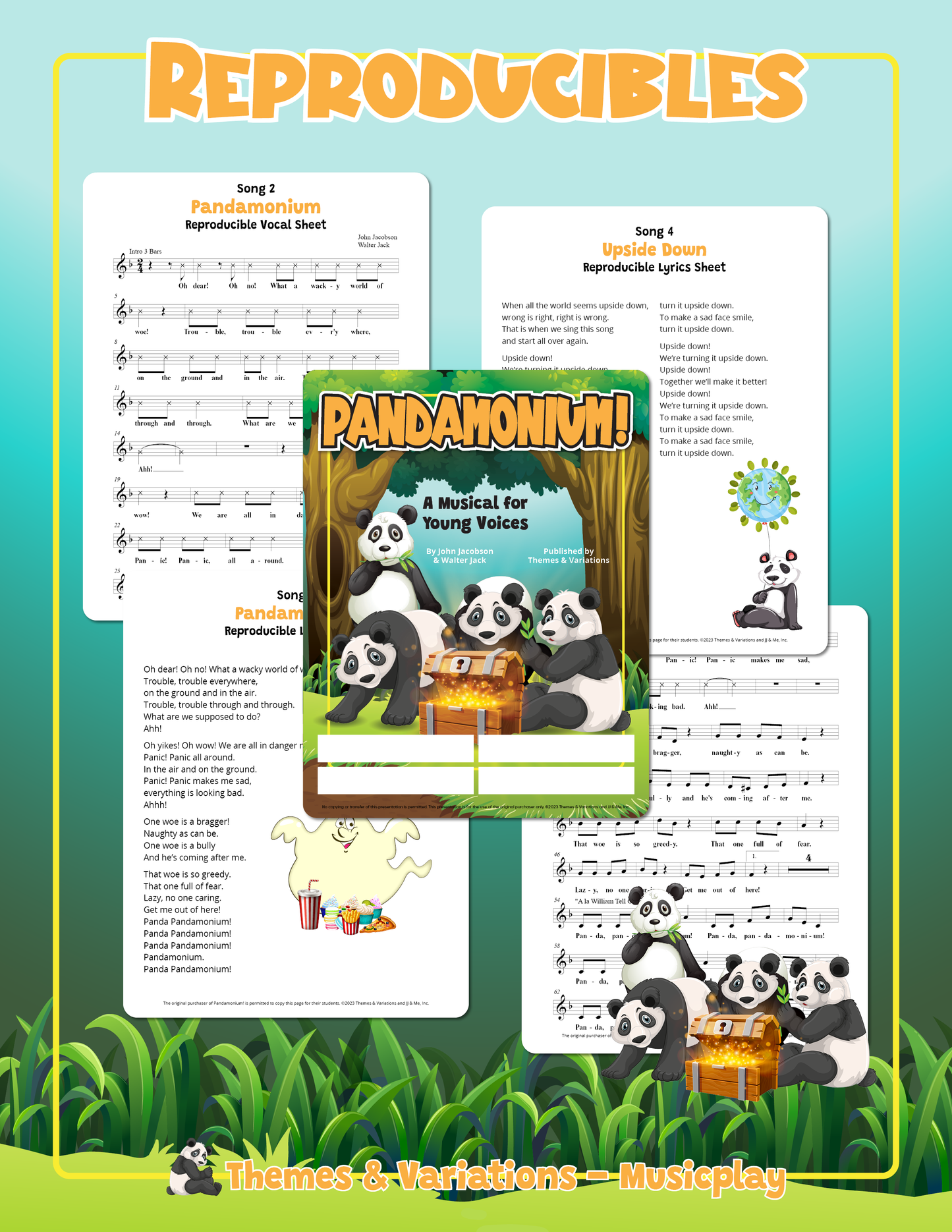 Pandamonium! Reproducibles Sample