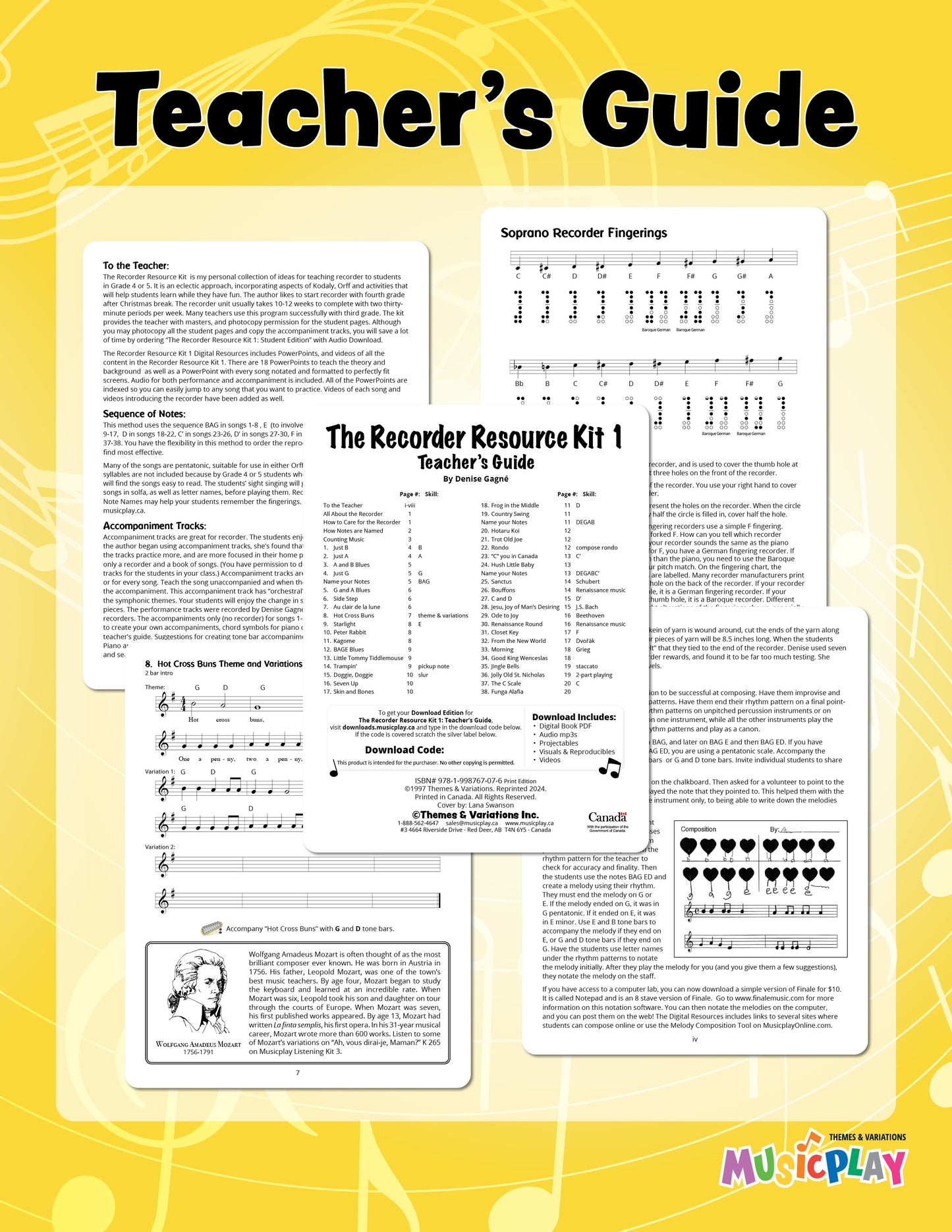 Recorder Resource Kit 1 Teacher Guide + Digital Resource