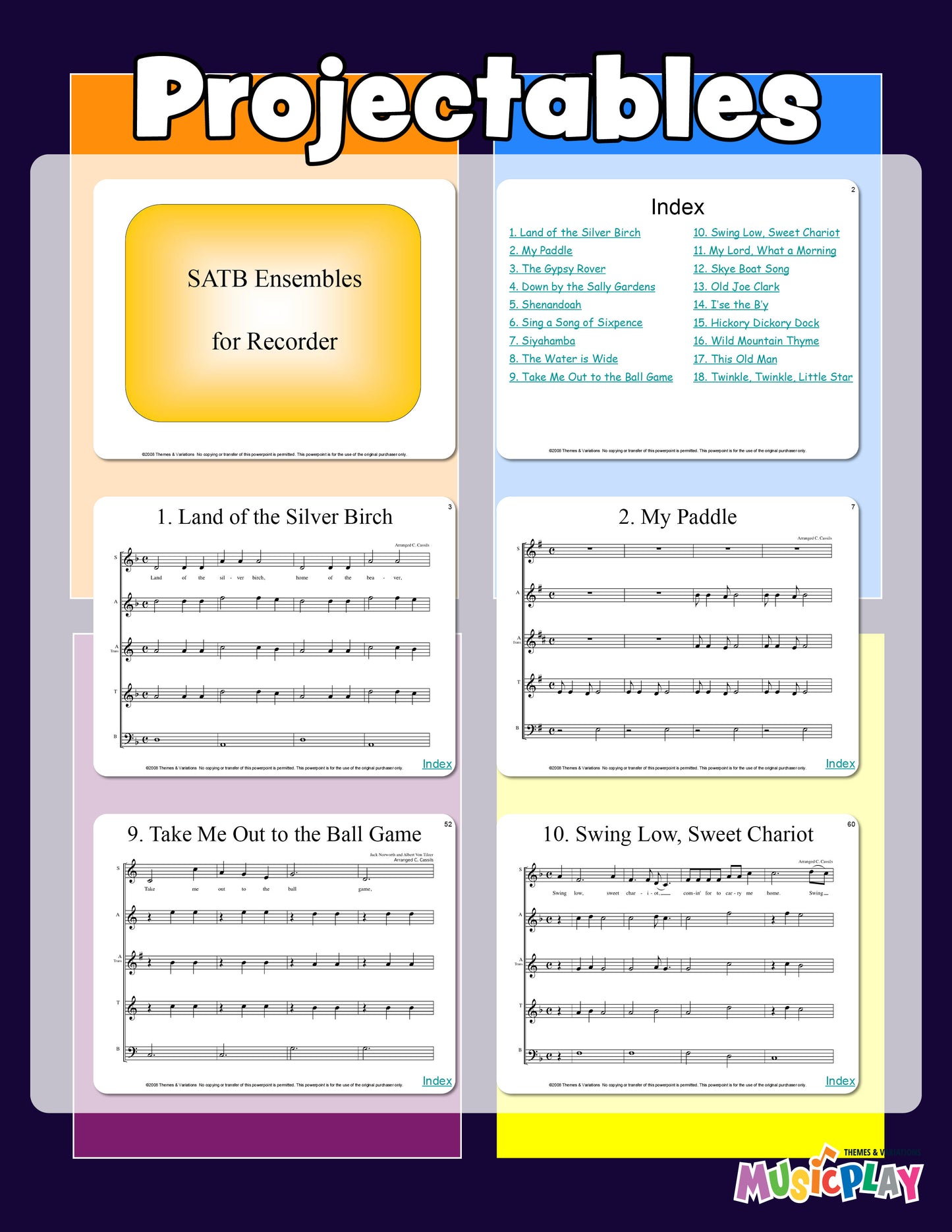 SATB Ensembles for Recorder