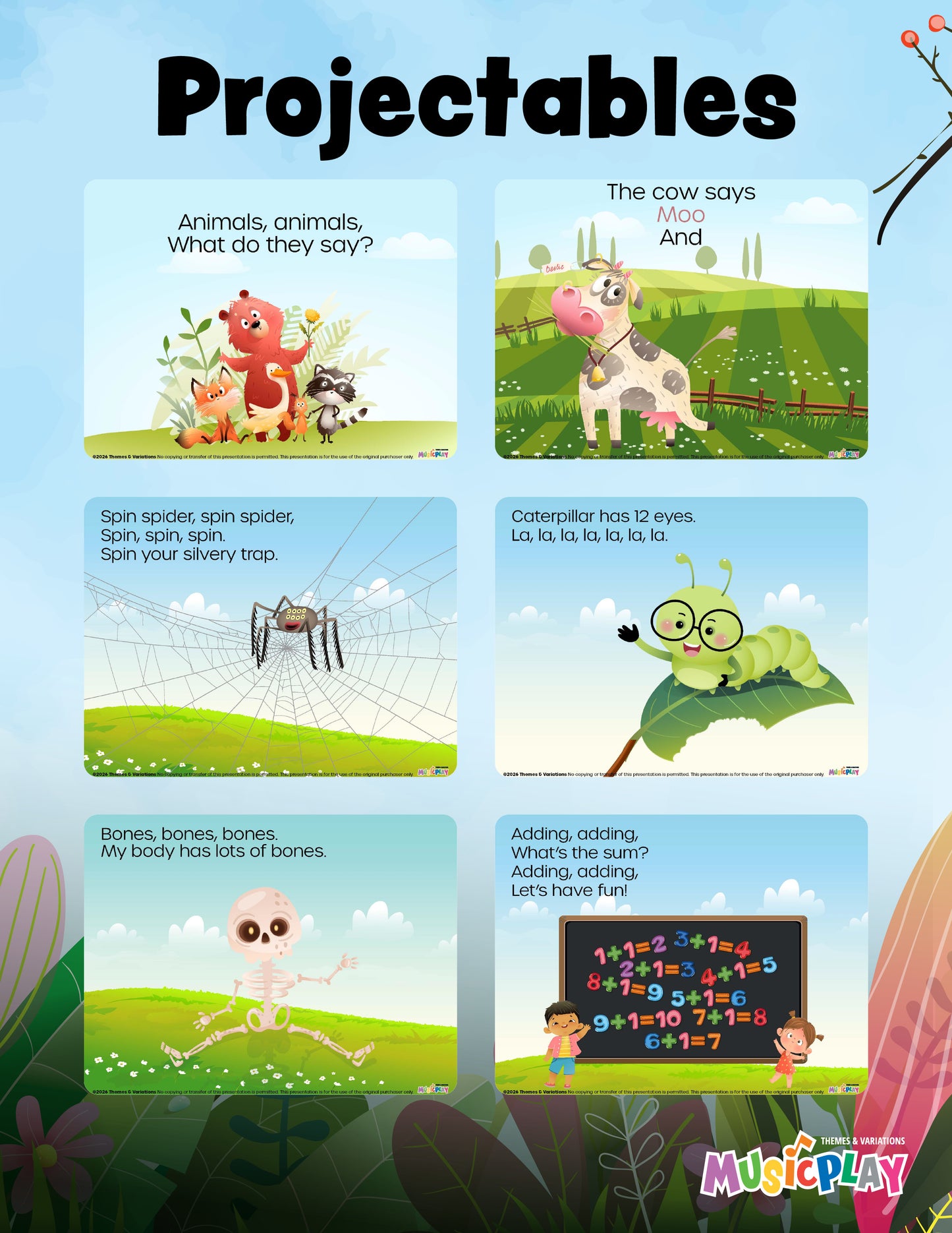 Songs & Rhymes About Animals, Seasons, and More!