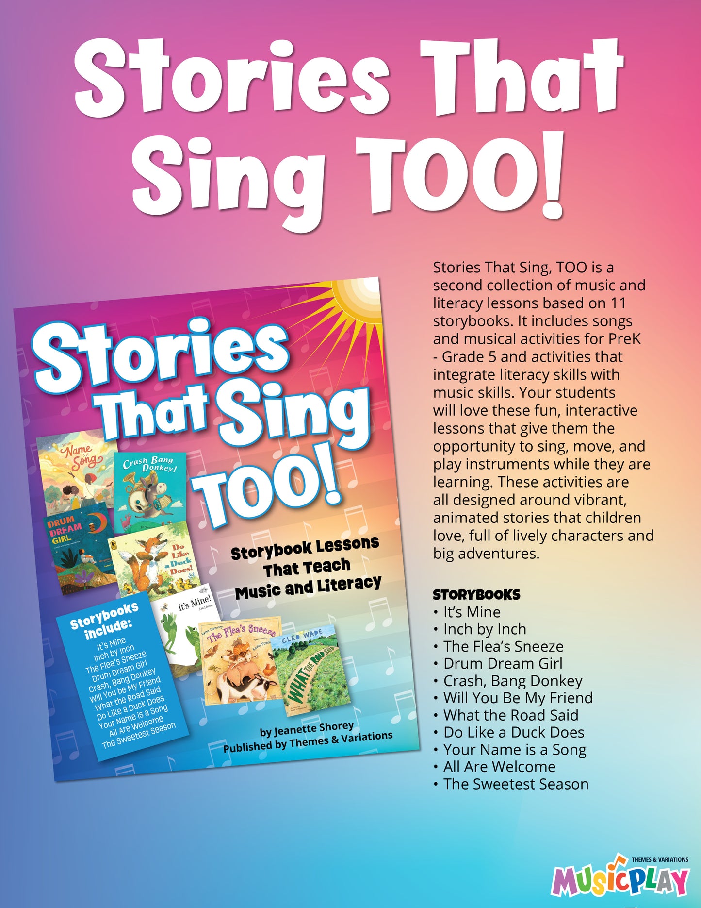Stories That Sing TOO!