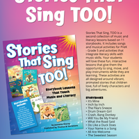 Stories That Sing TOO! Product Info Sample