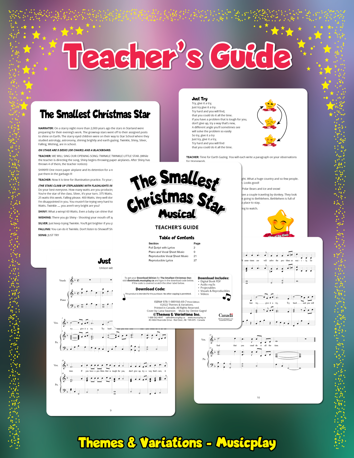 The Smallest Christmas Star Teacher's Guide Sample