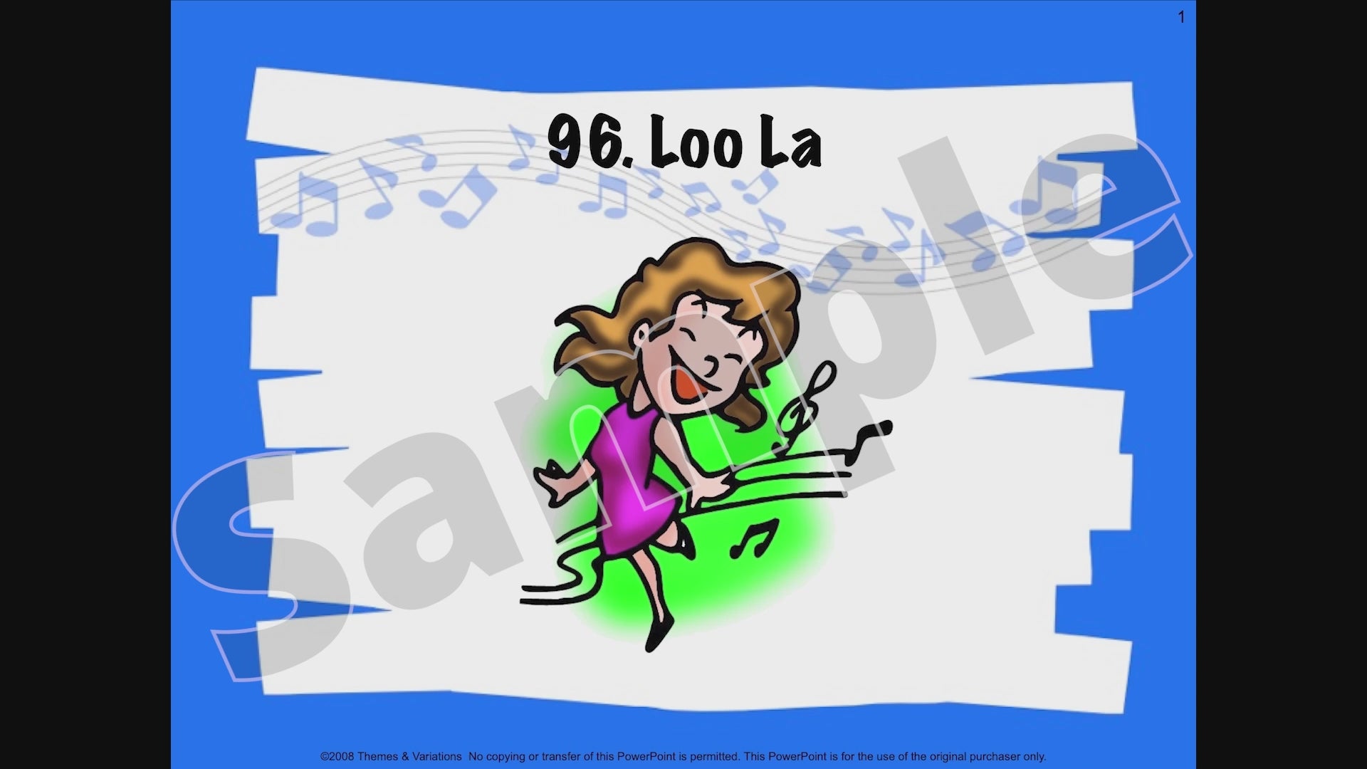 Loo La Notation Video Sample