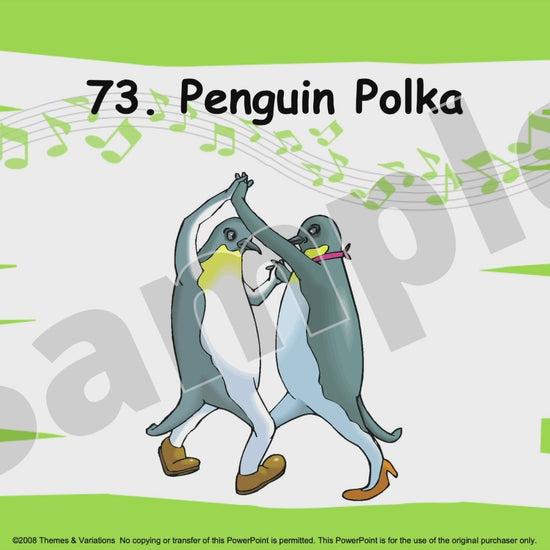 Penguin Polka Lyrics Video Sample