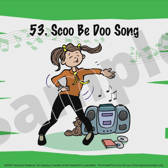 Scoo Be Doo Lyrics Video Sample