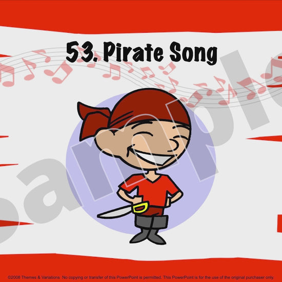 Pirate Song Notation Video Sample