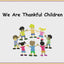 We Are Thankful Children Single Song Kit