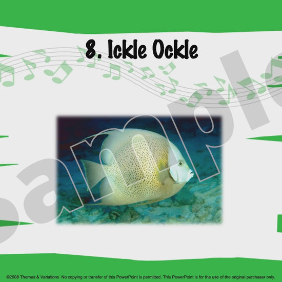 Ickle Ockle Lyrics Video Sample