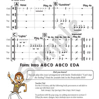 Sample page: The sheet music for "Feelin' Great!"