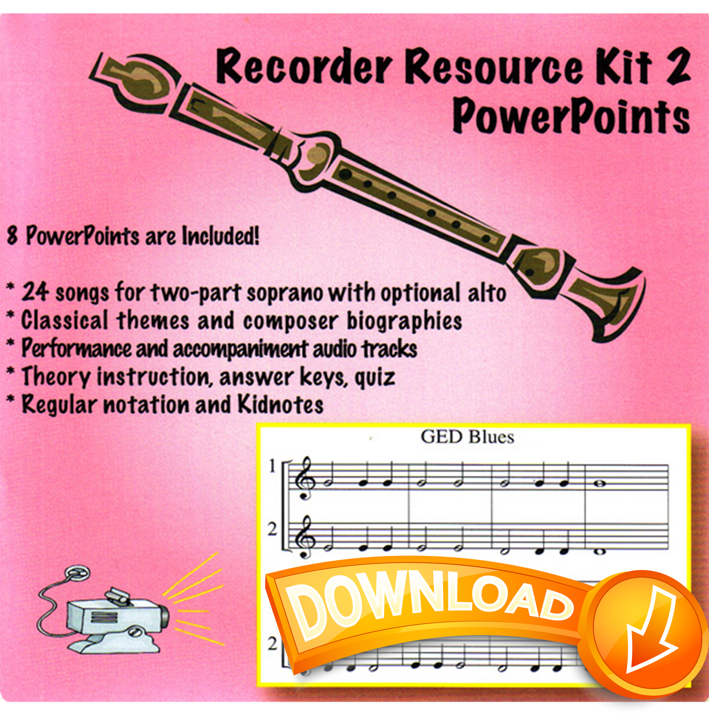 Recorder Resource Kit 2 Teacher Guide + Digital Resource