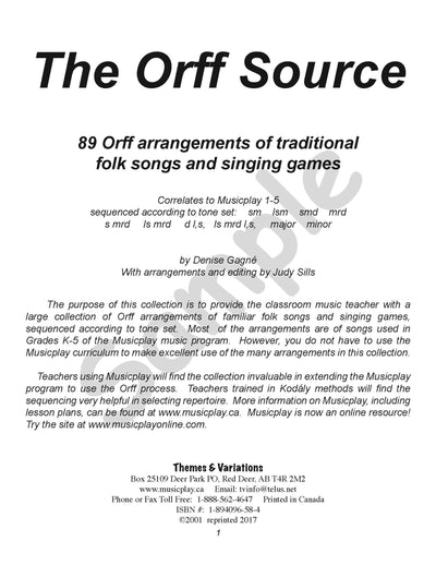 The Orff Source