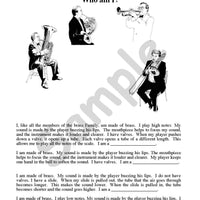 Sample page: A page explaining the Brass Family
