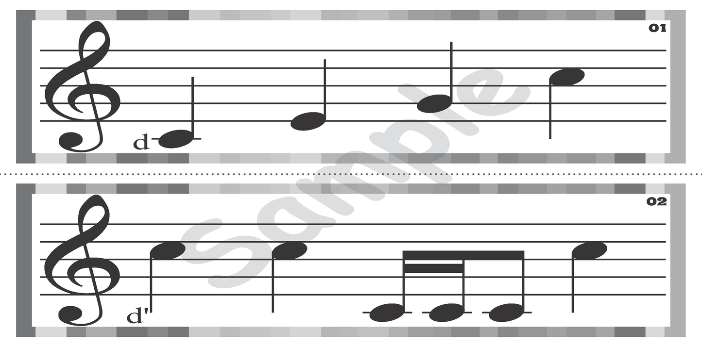 Advanced Melody Flashcards