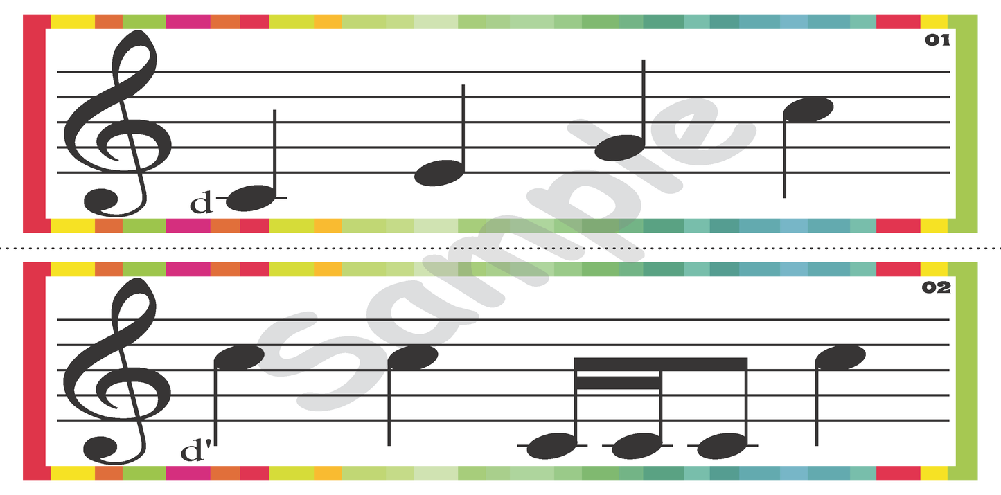 Advanced Melody Flashcards