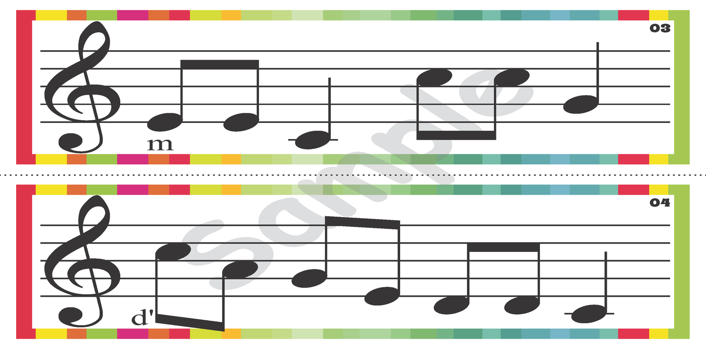 Advanced Melody Flashcards