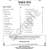 Alphabet Action Songs Student Book