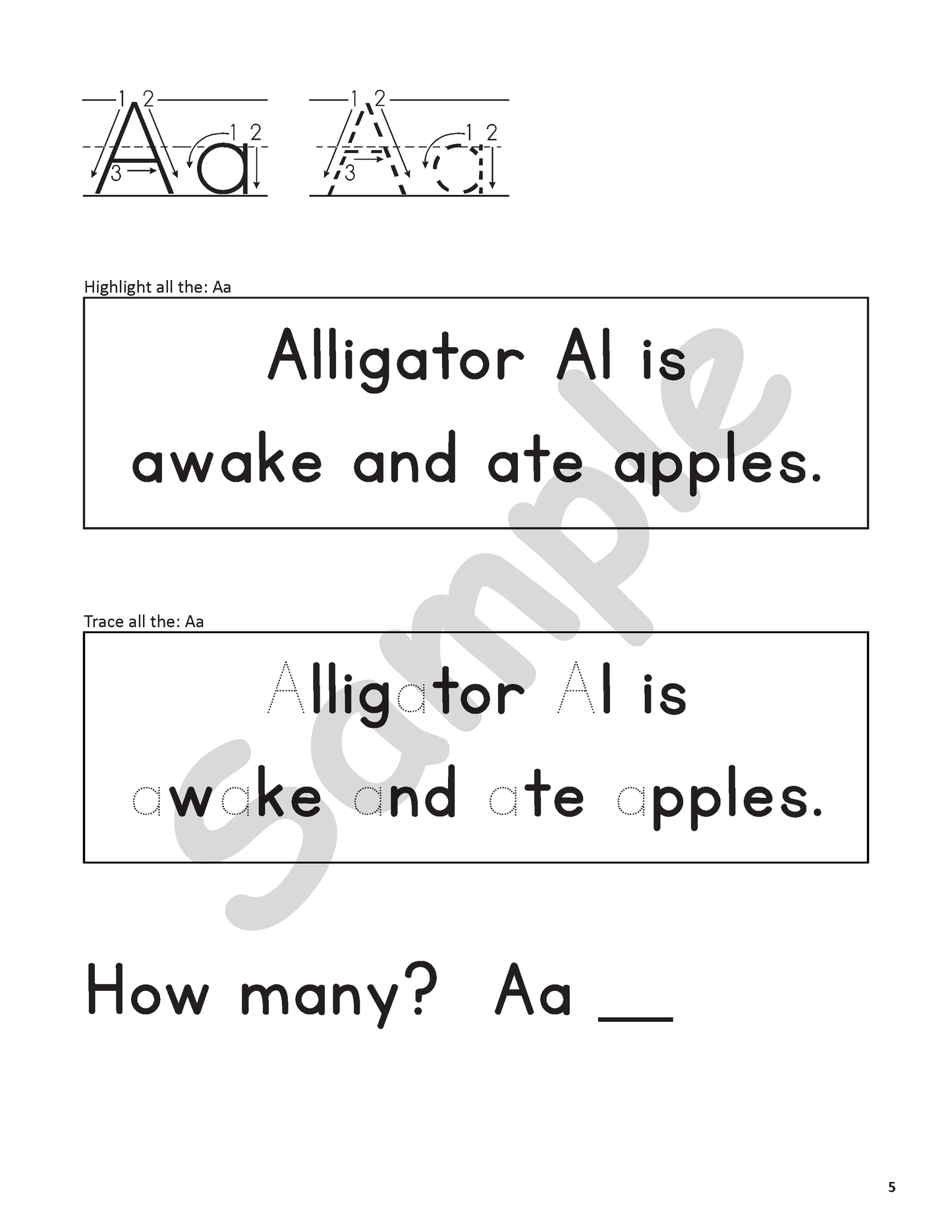 Alphabet Action Songs Student Book