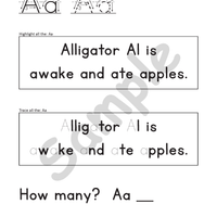 Alphabet Action Songs Student Book