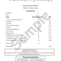 Festivals and Holidays Book Table of Contents