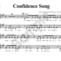 Confidence Song Projectable PDF Example