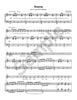 Sample page: The first page of the song "Seasons". 2 part choir with piano sheet music.