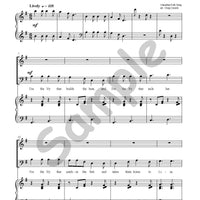 Sample page: The first page of the song "I'se the B'y". SATB Choir with Piano sheet music