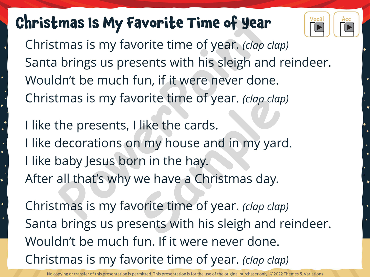 The Christmas Concert Idea Book