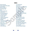 Sample slide: The index for the projectable PDF, listing all the songs