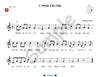Sample slide: The sheet music and lyrics for "Stella Ella Olla"