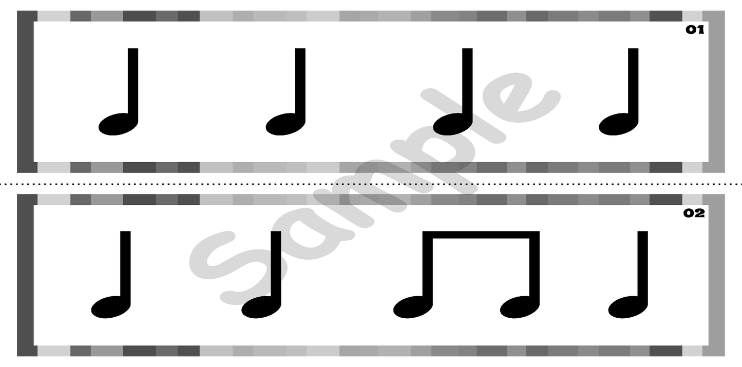 Easy Rhythm Flashcards