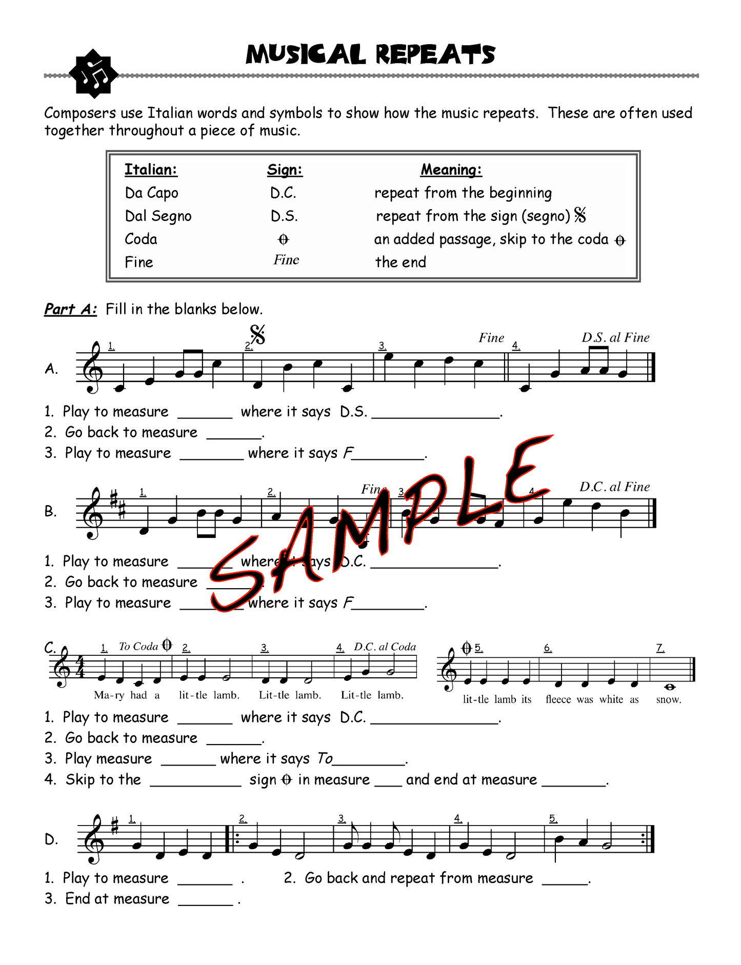 Easy Music Theory Student Book