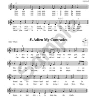 Sample page: Sheet music and lyrics for songs in Easy Ukulele Songs Student Book
