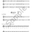 Sample page: The sheet music for two songs in J’apprends la flûte a bec/CD 1