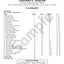 Sample page: The table of contents for Easy Guitar Songs Teacher's Guide