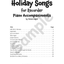 Holiday Songs for Recorder