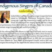 Indigenous Singers Of Canada