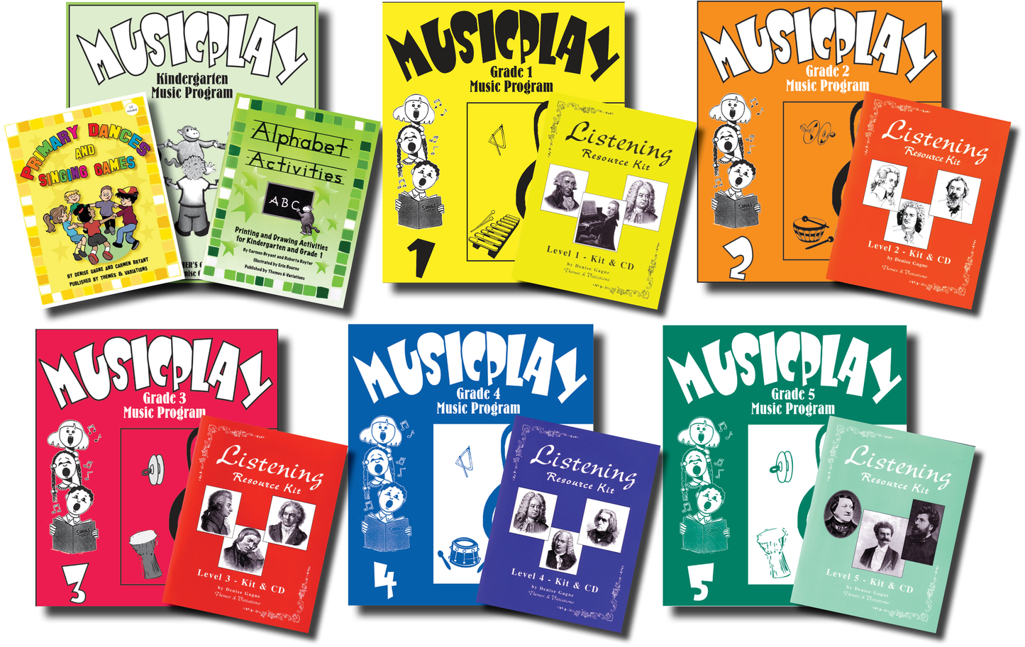 K-5 Musicplay Teacher's Guides with Listening Kits