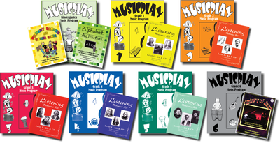 K-6 Musicplay Teacher's Guides with Listening Kits