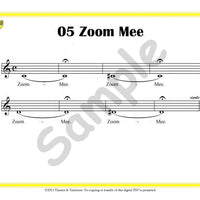 Sample slide: The warm-up Zoom Mee