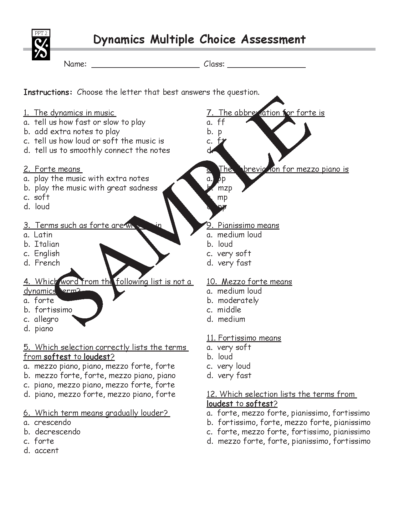 Know Your Music Terms and Symbols