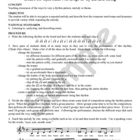 Sample page: The first page of lesson plan 1, covering "In the Hall of the Mountain King"