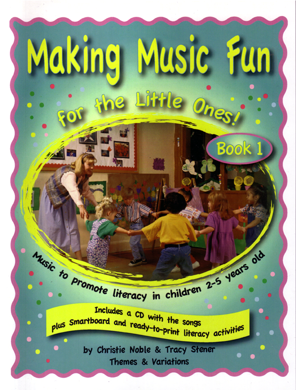 Book cover: A green gradient background with a photo of a group of children holding hands and dancing in a circle in the centre.