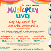 Sing! Say! Dance! Play! With Artie, Denise, and JJ - Musicplay Live 2023