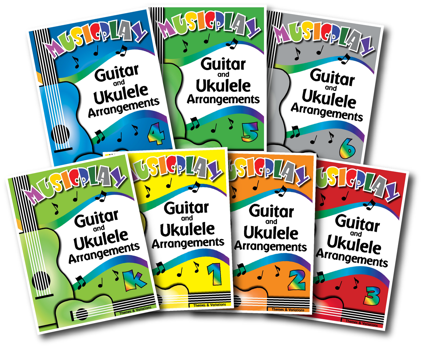 Musicplay Guitar and Ukulele Arrangements Set of 7