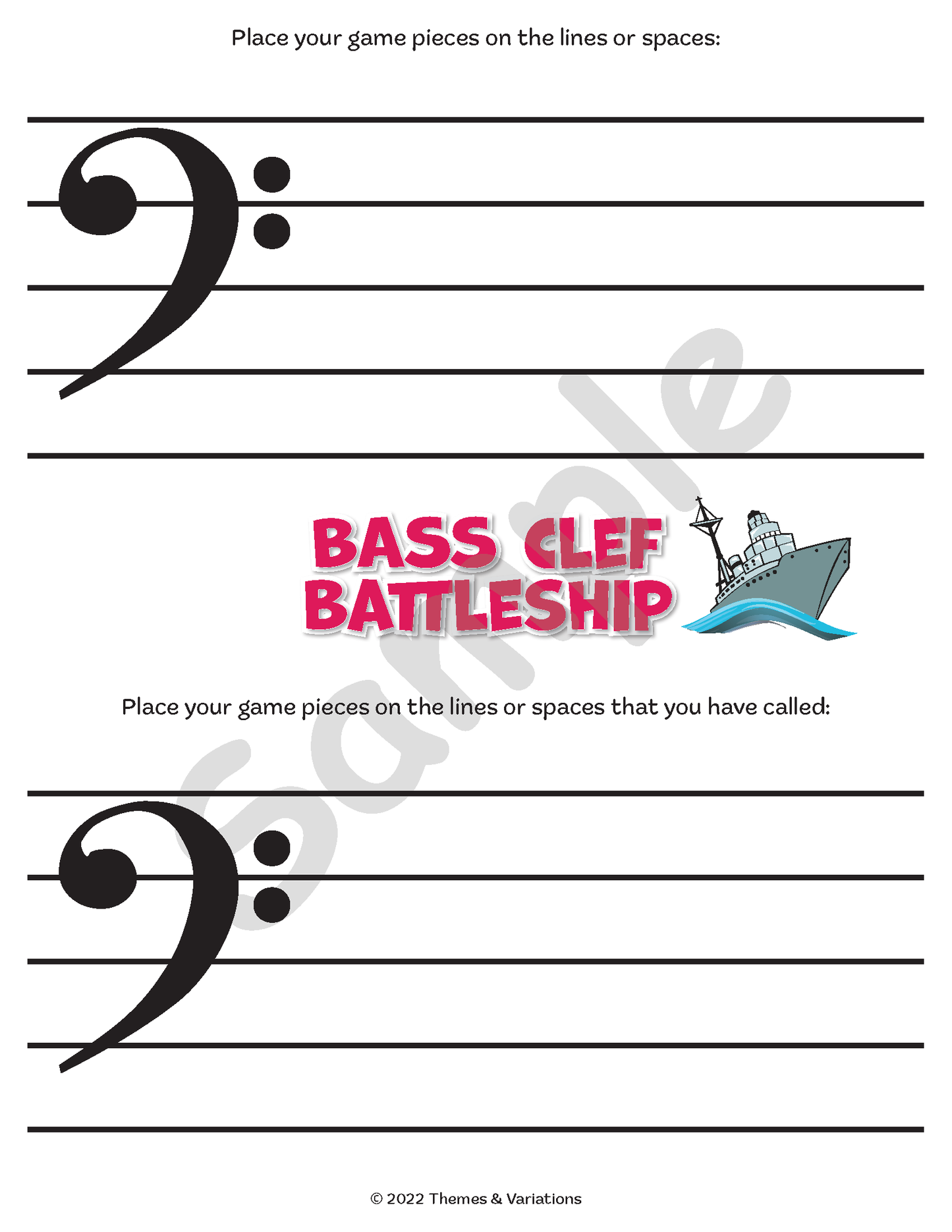 Note Name Battleship