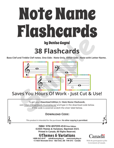 Note Name Flashcards