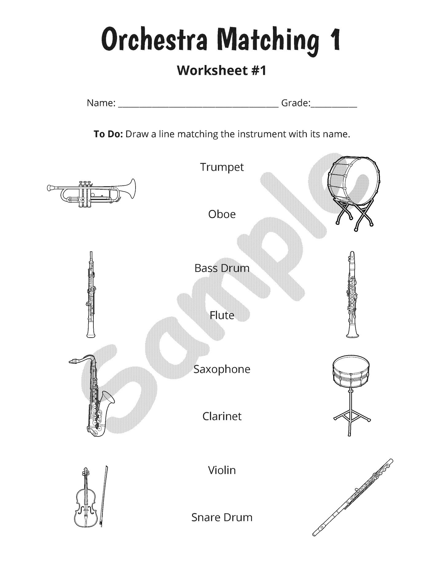 Orchestra Bingo